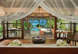 Sunrise Beach Bungalow with Pool - Bedroom View